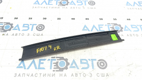 Door glass guide trim rear right BMW 5 F10 11-16 black