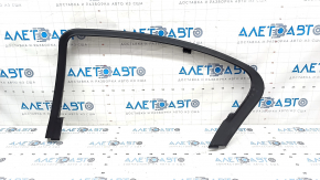 Door trim inner upper rear right BMW 5 F10 11-16 without curtain, black