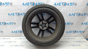Set of wheels with tires R19 225/40 8J ET:27 R19 255/35 8 1/2J ET:40 BMW 3 G20 19-22 791M style, with sensors, curb, Pirelli P-Zero, front 5mm, rear 4mm