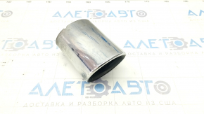 Muffler tip left BMW 5 F10 11-16 2.0T, 3.0 chrome