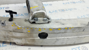 Front bumper reinforcement BMW 5 F10 11-16 dented, missing fragment