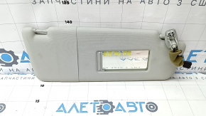 Right visor VW Passat 20-22 gray with backlight, without hook