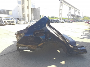 Quarter wing rear right Mercedes C-class W205 15-21 on the body, black, dent