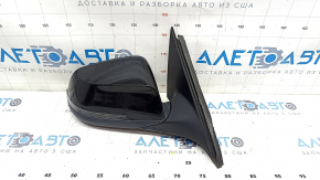 Side mirror right BMW 5 F10 11-16 5 pins, auto-dimming, turn signal, black