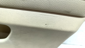 Door trim card rear right BMW 5 F10 11-16 leather Dakota beige without curtain, scratches, cracks, worn handle, butt
