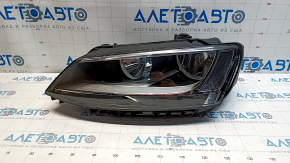 Headlight front left VW Jetta 11-18 naked TYC white reflector