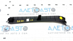 Front pillar trim middle right VW Passat 20-22 black