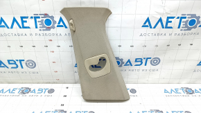 Upper center pillar trim belt left BMW 5 F10 11-16 beige oyster, for cleaning