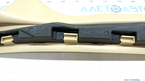 Door sill trim inner rear right BMW 5 F10 11-16 beige oyster, broken fasteners, worn
