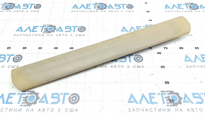 Door sill trim inner front left BMW 5 F10 11-16 beige oyster, scratches, broken fasteners