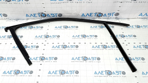 Upper front left door molding VW Passat 20-22 chrome with glass seal