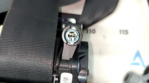 Driver's seat belt with tensioner VW Passat 20-22 black