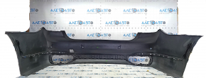 Bare rear bumper BMW 7 G11 G12 16-19 for parking sensors, black, crack in mount