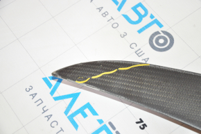 Tesla Model S 12-20 Carbon Fiber Tailgate Spoiler, Scratched