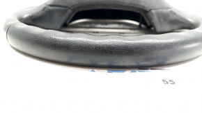 Bare steering wheel BMW 5 F10 10-17 leather black, scratches, worn