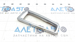 BMW 5 F10 11-16 shifter pad small, chrome, chrome swollen