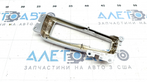 BMW 5 F10 11-16 shifter pad small, chrome, chrome swollen