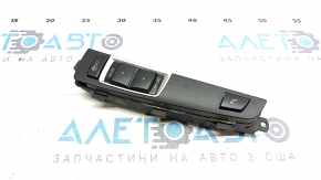 BMW 5 F10 14-16 central console button block paint swelled, chips used