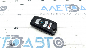 Key BMW 5 F10 11-16 4 buttons, scratches, worn
