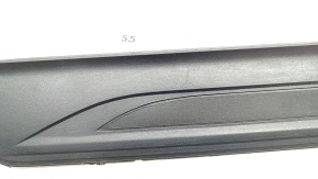 Door sill outer front left BMW 5 F10 11-16 black, cracks, broken fastening