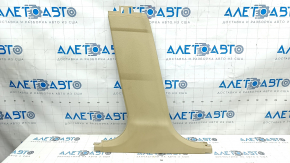 Center pillar trim lower left BMW 5 F10 11-16 beige oyster