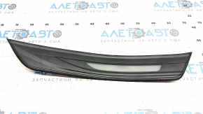 Door sill trim outer rear right BMW 5 F10 11-16 black, broken fastening used