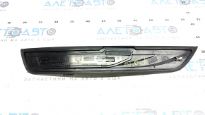 Door sill trim outer rear right BMW 5 F10 11-16 black, broken fastening used