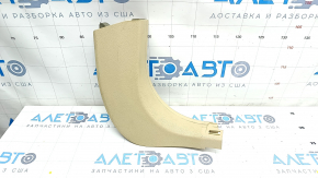 Front pillar trim lower right BMW 5 F10 11-16 beige oyster, broken mount Used