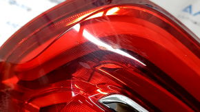 Light outer wing right BMW 7 G11 G12 16-19 with chrome molding, crack in glass, worn