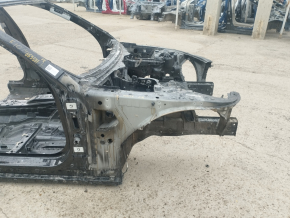 Front right quarter BMW 5 F10 11-16 black, on the body