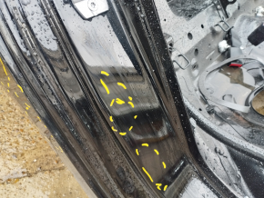 Quarter wing rear right BMW 5 F10 11-16 black, on the body, bumps