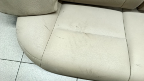 Rear row of seats 2 row BMW 5 F10 11-16 leather Dakota, beige, dented leather, for cleaning