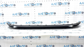 Rear bumper lip VW Passat 20-22 structure, with chrome moldings, scratches