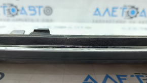 Rear bumper lip VW Passat 20-22 structure, with chrome moldings, scratches