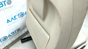 Passenger seat BMW 5 F10 11-16 with airbag, electric, leather beige Dakota, for cleaning