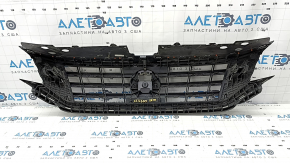 Radiator grill assembly VW Passat 20-22 without emblem, sand, bumps on chrome, scratches