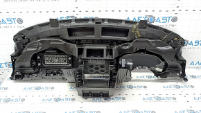 Torpedo front panel without AIRBAG VW Passat 20-22 black, broken fasteners, broken
