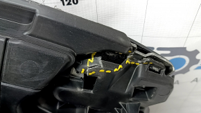 Torpedo front panel without AIRBAG VW Passat 20-22 black, broken fasteners, broken
