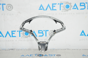 Tesla Model S 12-20 chrome steering wheel cover used paint peeled off