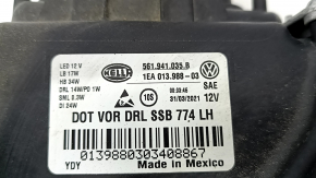Front left headlight complete VW Passat 20-22 LED with seal, sand