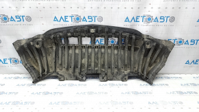 Front bumper protection Mercedes C-class W205 300/350e/350h 15-16 AWD cracks