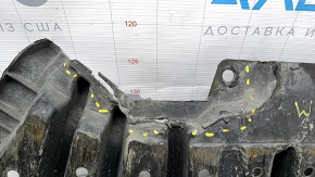 Front bumper protection Mercedes C-class W205 300/350e/350h 15-16 AWD cracks