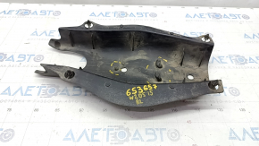 The rear left arm pad under the spring Mercedes C-class W205 15-21 is dented