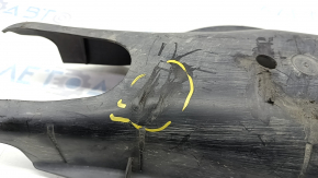 The rear left arm pad under the spring Mercedes C-class W205 15-21 is dented