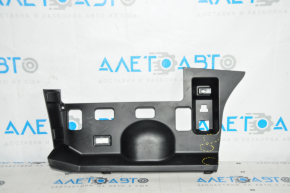 Tesla Model S 12-20 lower passenger footwell dashboard trim scratches, dented mount used