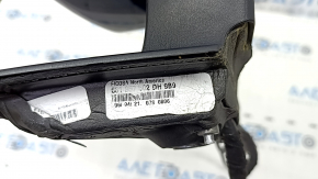 Side mirror right VW Passat 20-22 turn signal, heated, BSM, 10+2 pins, blue