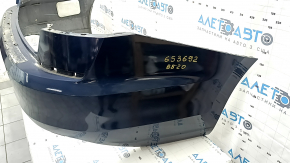 Bare rear bumper VW Passat 20-22 blue, missing fragment, broken, scratches