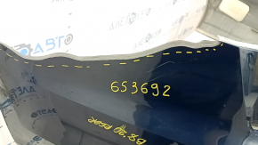Bare rear bumper VW Passat 20-22 blue, missing fragment, broken, scratches