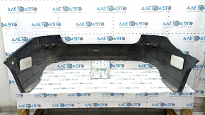 Bare rear bumper VW Passat 20-22 blue, missing fragment, broken, scratches
