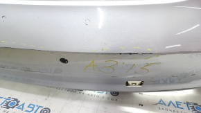 Bare rear bumper Audi A3 8V 15-16 for parking sensors, silver, paint peeling, scuffs